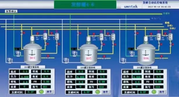 　　自动化发酵控制系统